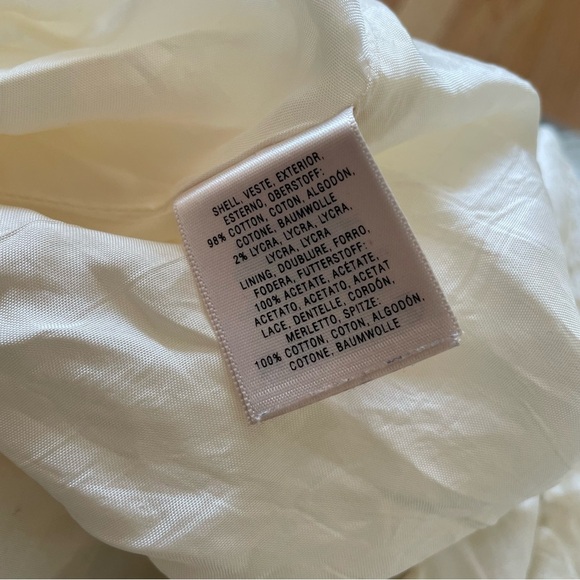 Anthropologie Maeve Chessia Diagonal Striped Lace Panel Sleeveless Dress Size 6 - Picture 10 of 12